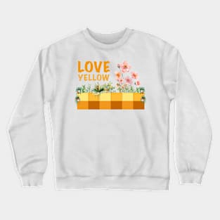 Love Flower Geometric Yellow Colorful #28 Crewneck Sweatshirt